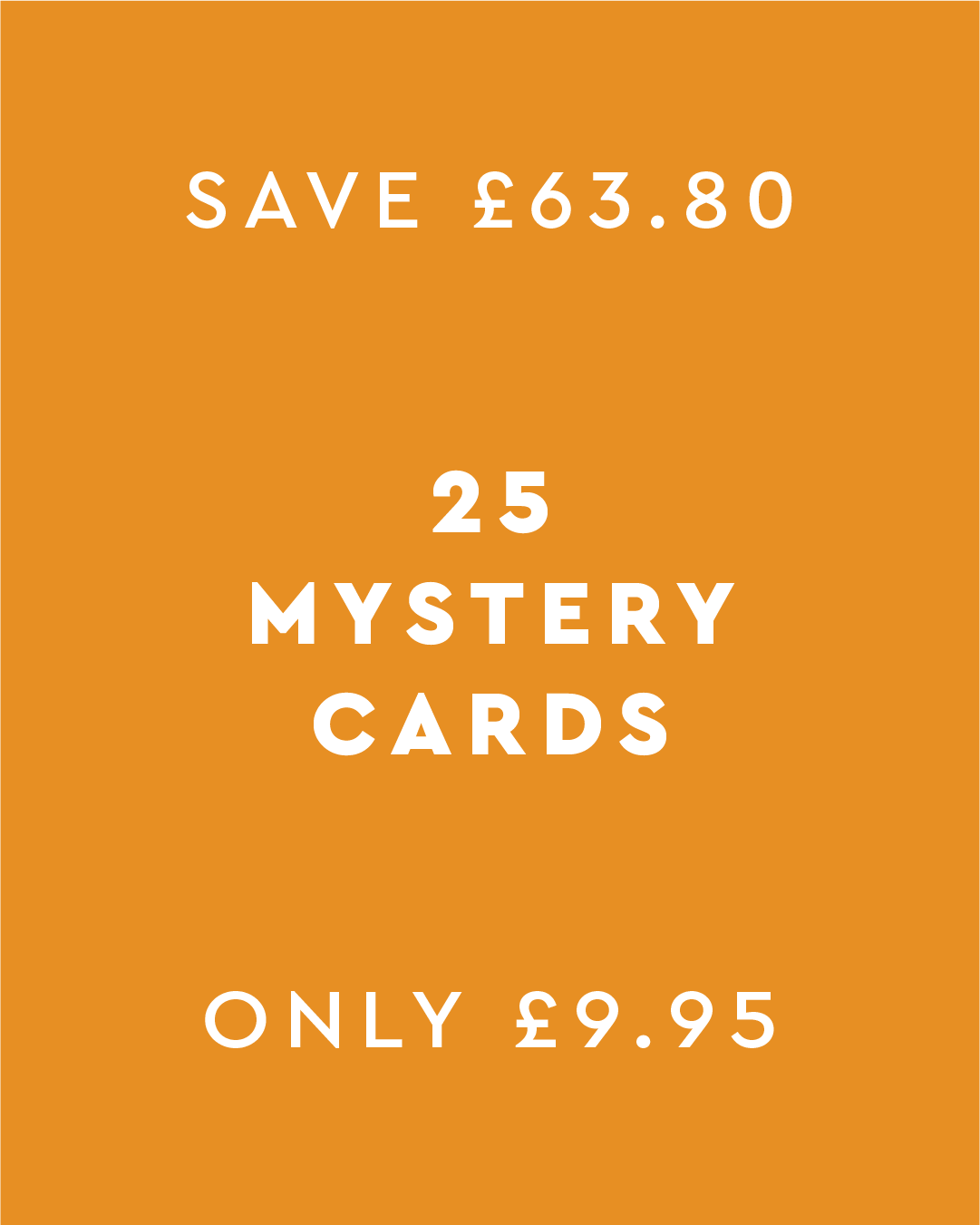 25 Mystery Greeting Cards
