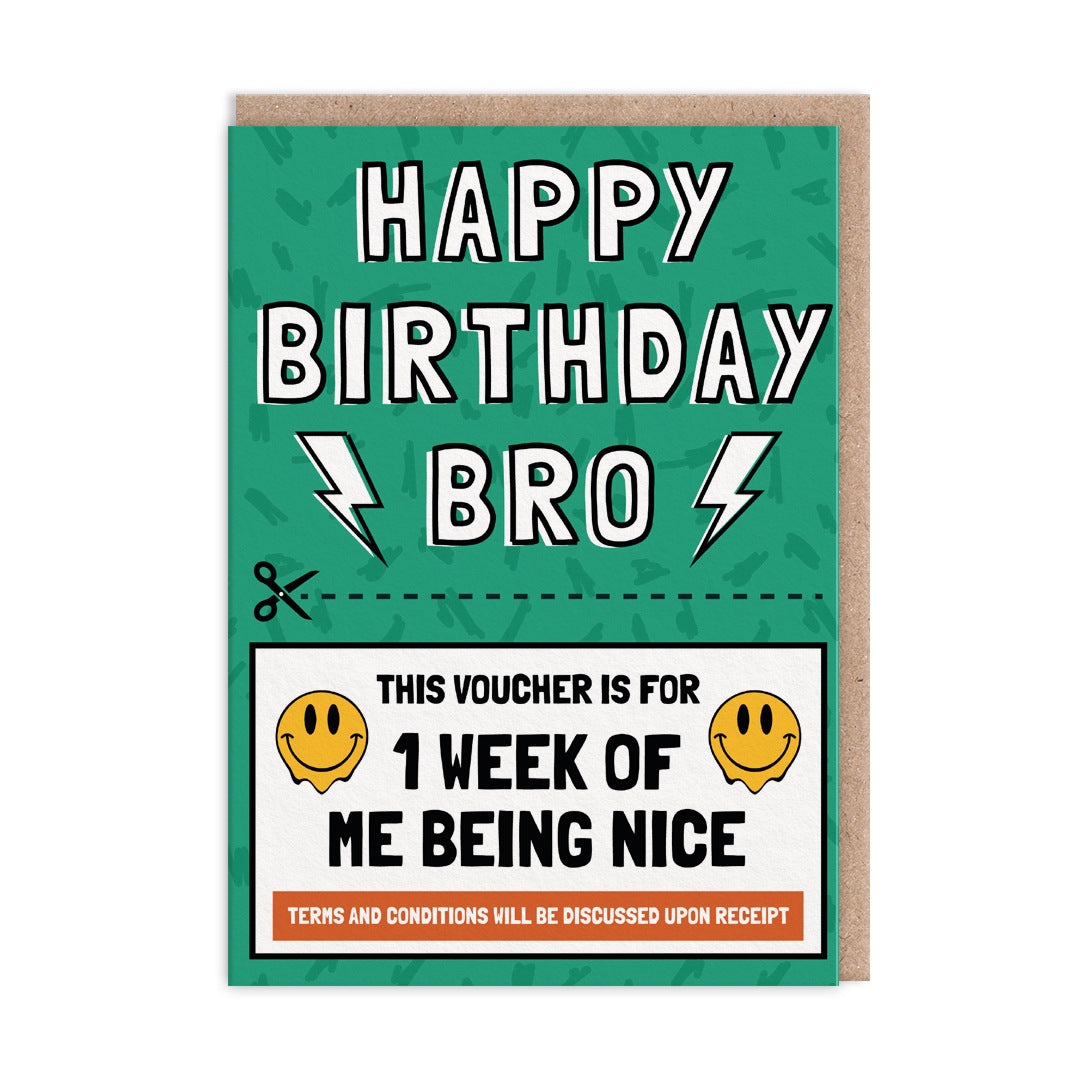 Nice For A Week Brother Birthday Card | Ohh Deer