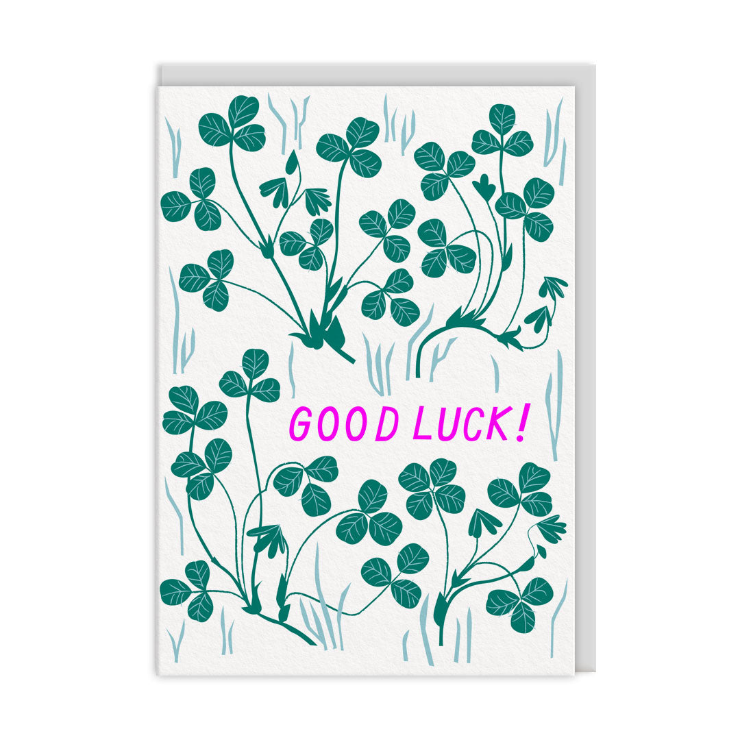 Lucky Clover Greeting Card