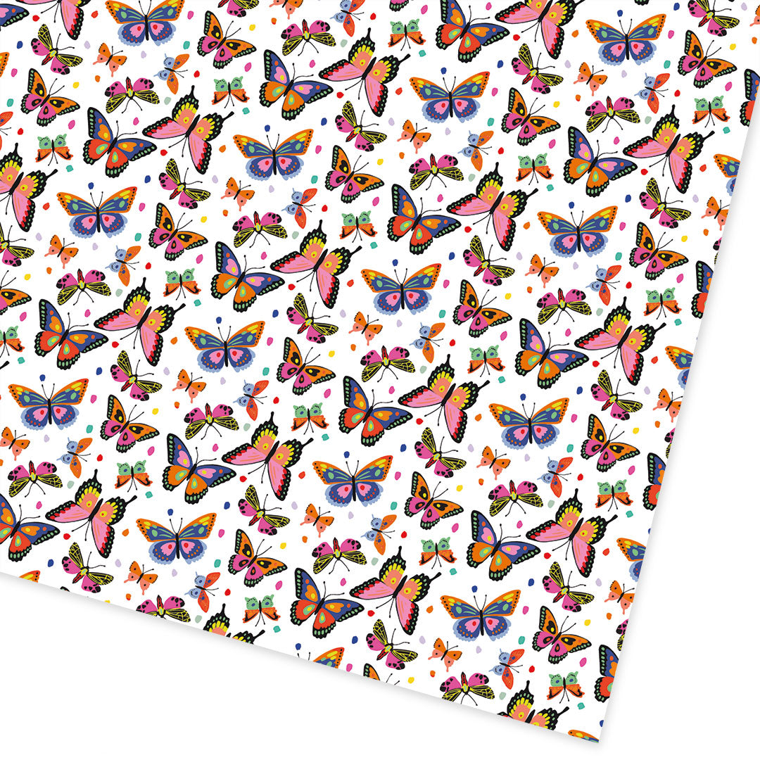 Butterfly Repeat Gift Wrap 3m Roll