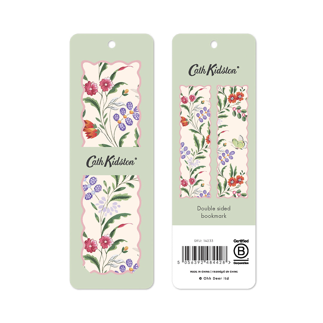 Cath Butterfly Floral Bookmark