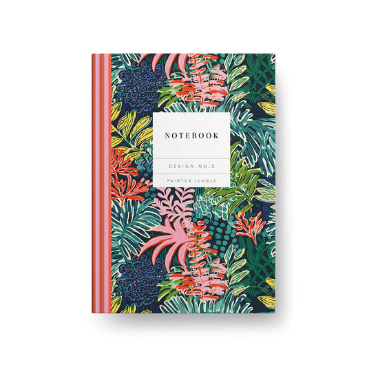 Design No.2 Painted Jungle Hardback Notebook