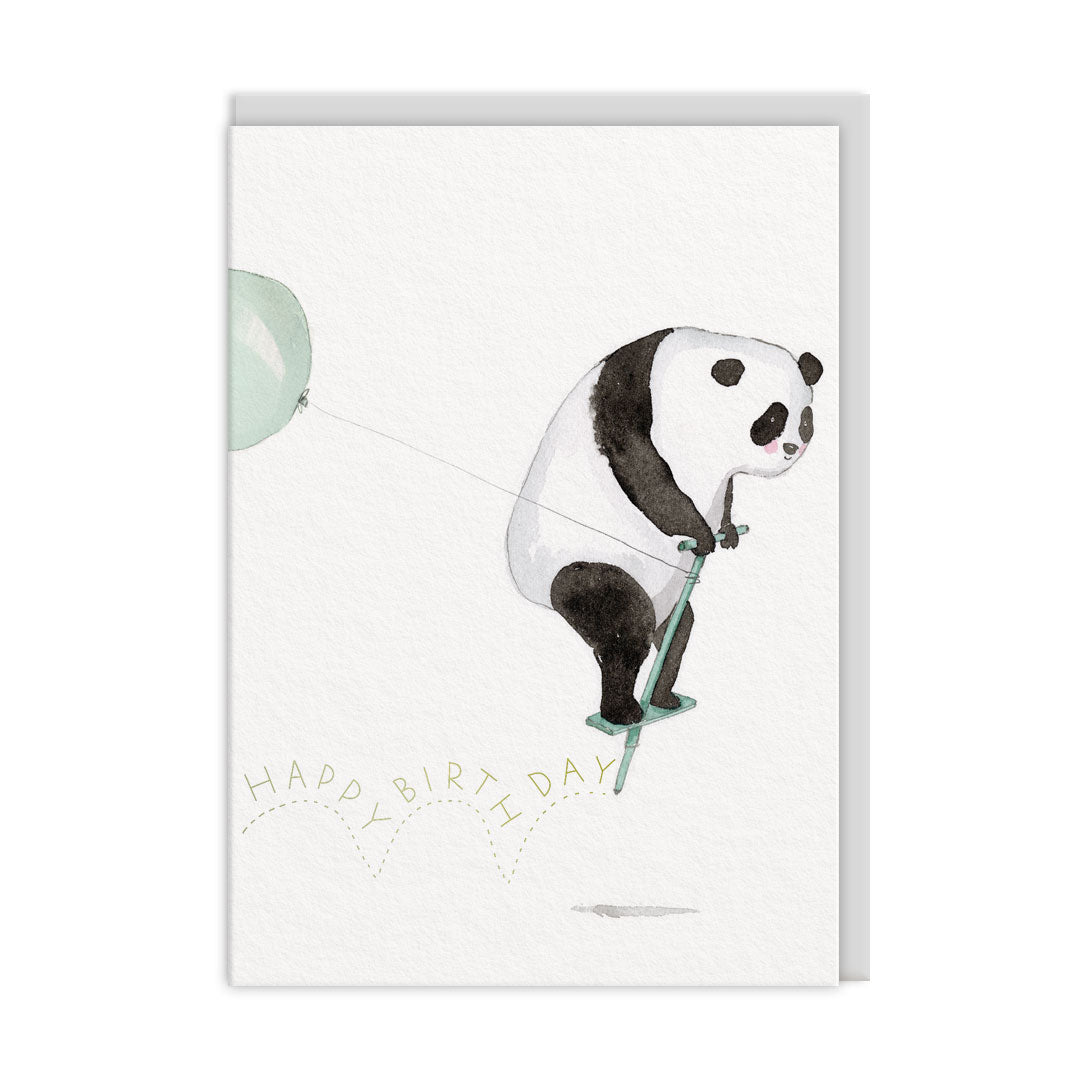 Panda Happy Birthday Card