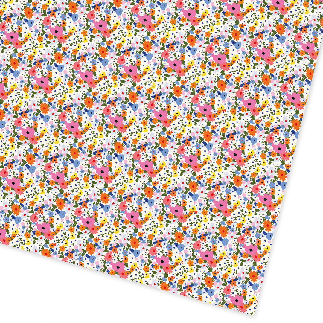 Floral Repeat Gift Wrap 3M Roll