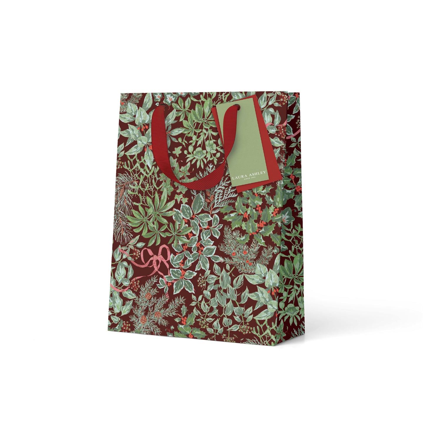 Holly and Bows Small Gift Bag