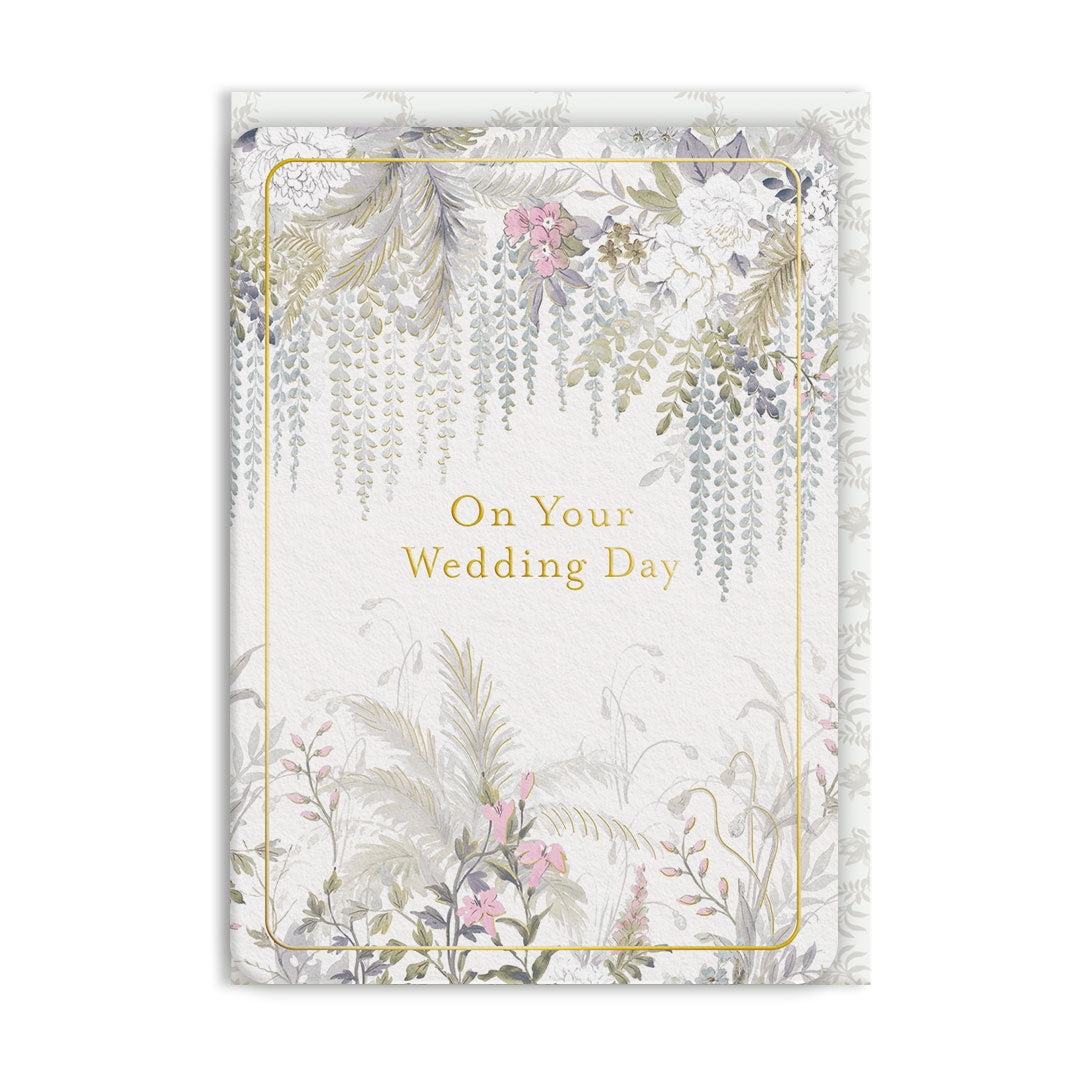 Wedding Day Wisteria Greeting Card