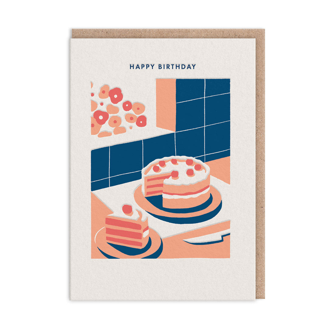 Cake Happy Birthday Card