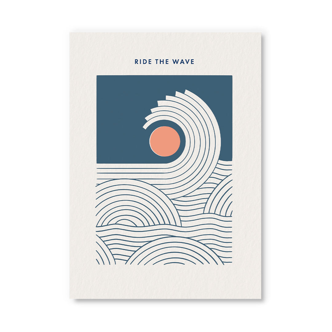 Ride That Wave Postcard