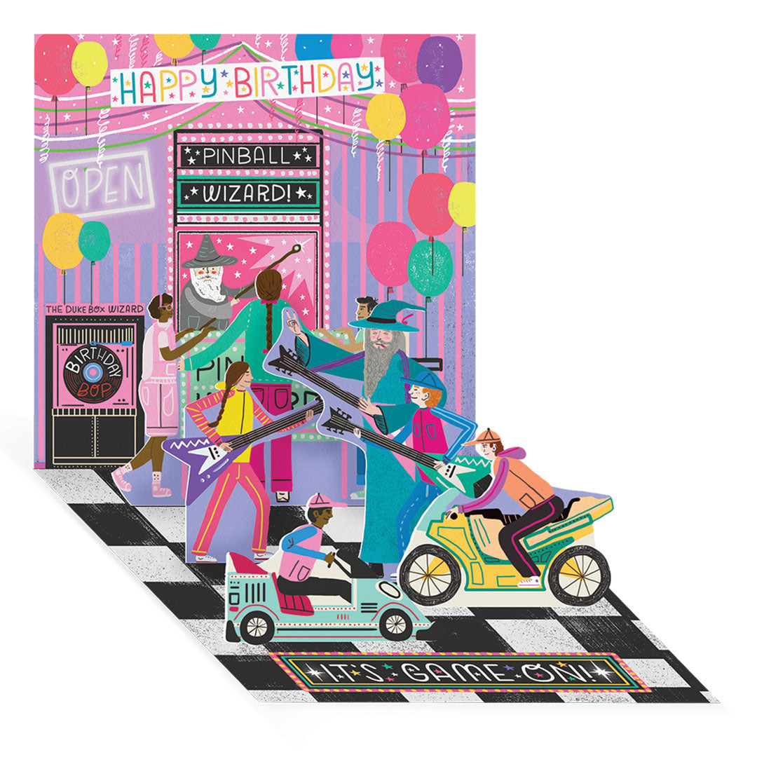 Arcade Pop-up Greeting Card
