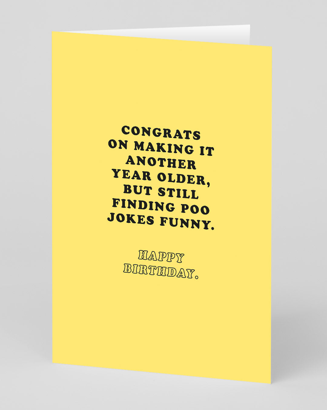 Personalised Another Year Older Birthday Card