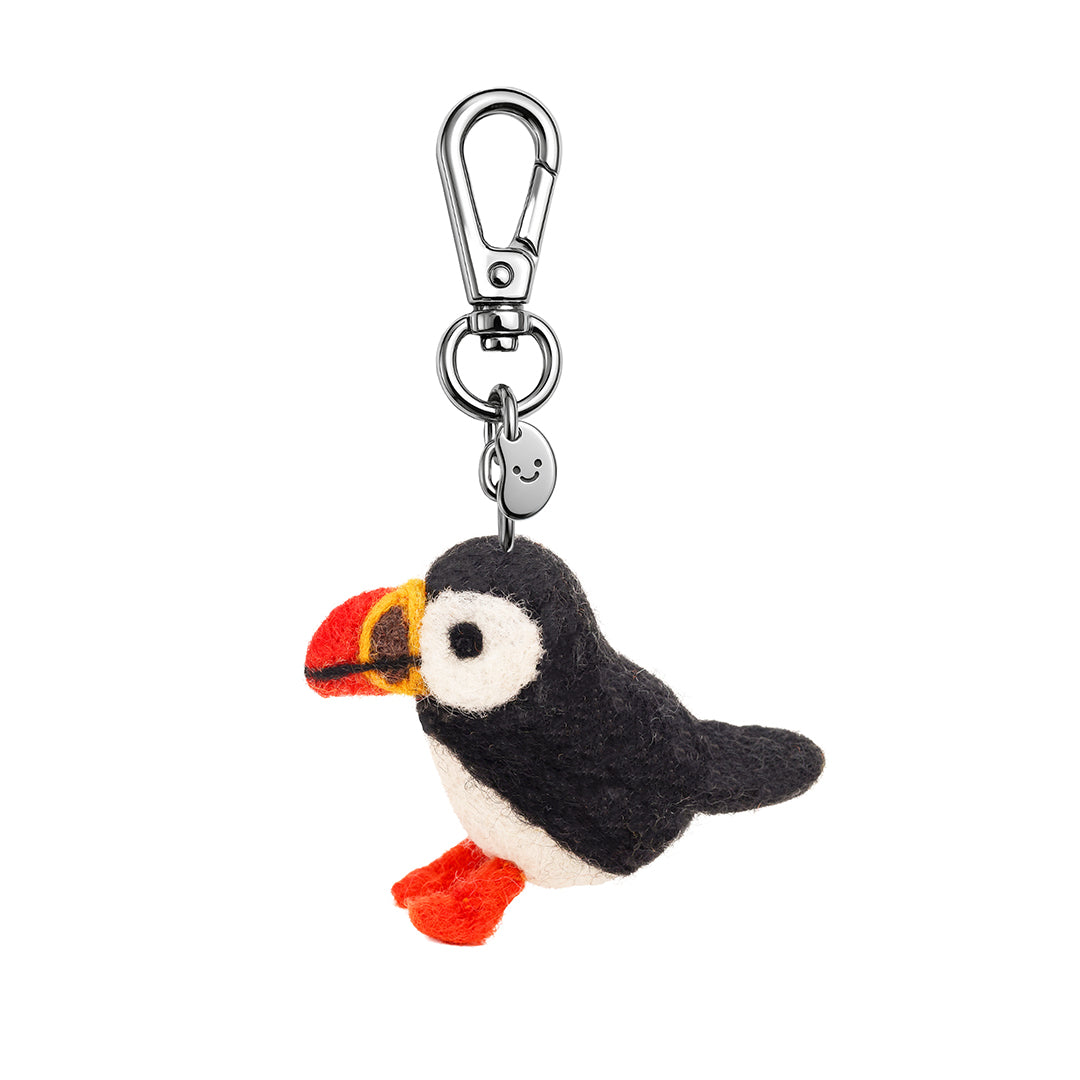 Paul The Puffin Felt Keychain