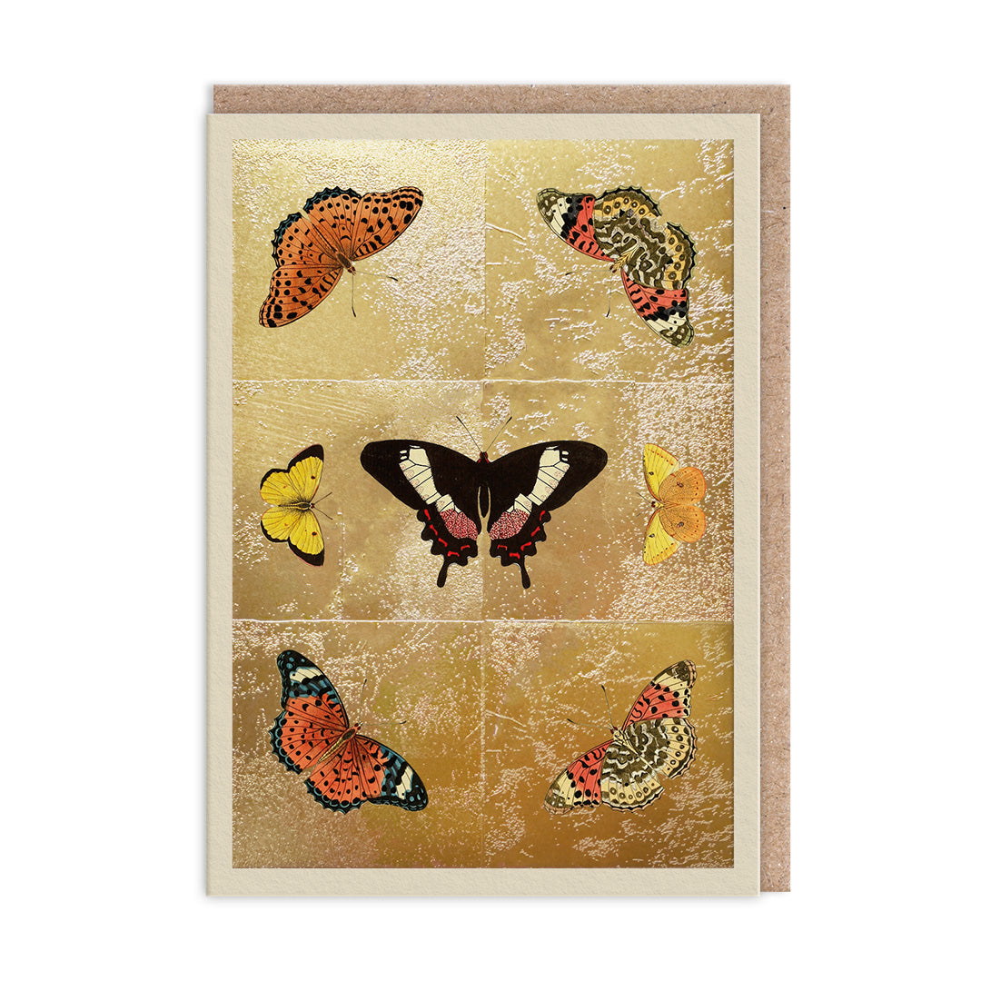 Butterfly Symmetry Greeting Card