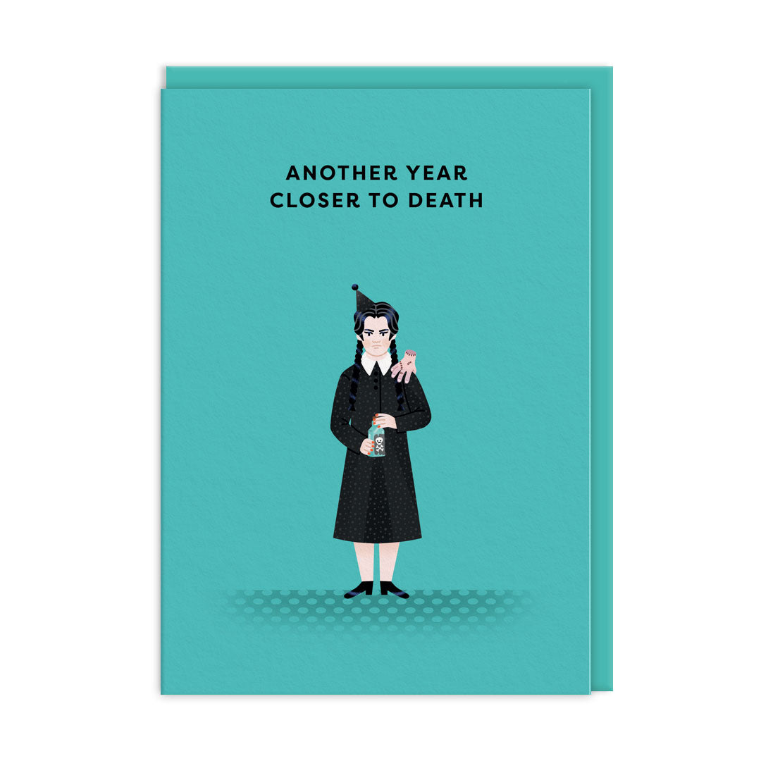 Wednesday Addams Greeting Card