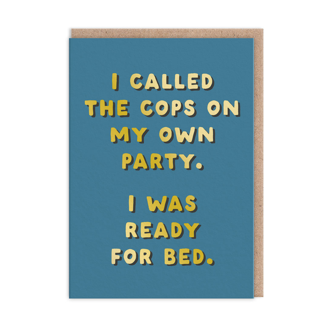 Ready For Bed Greeting Card