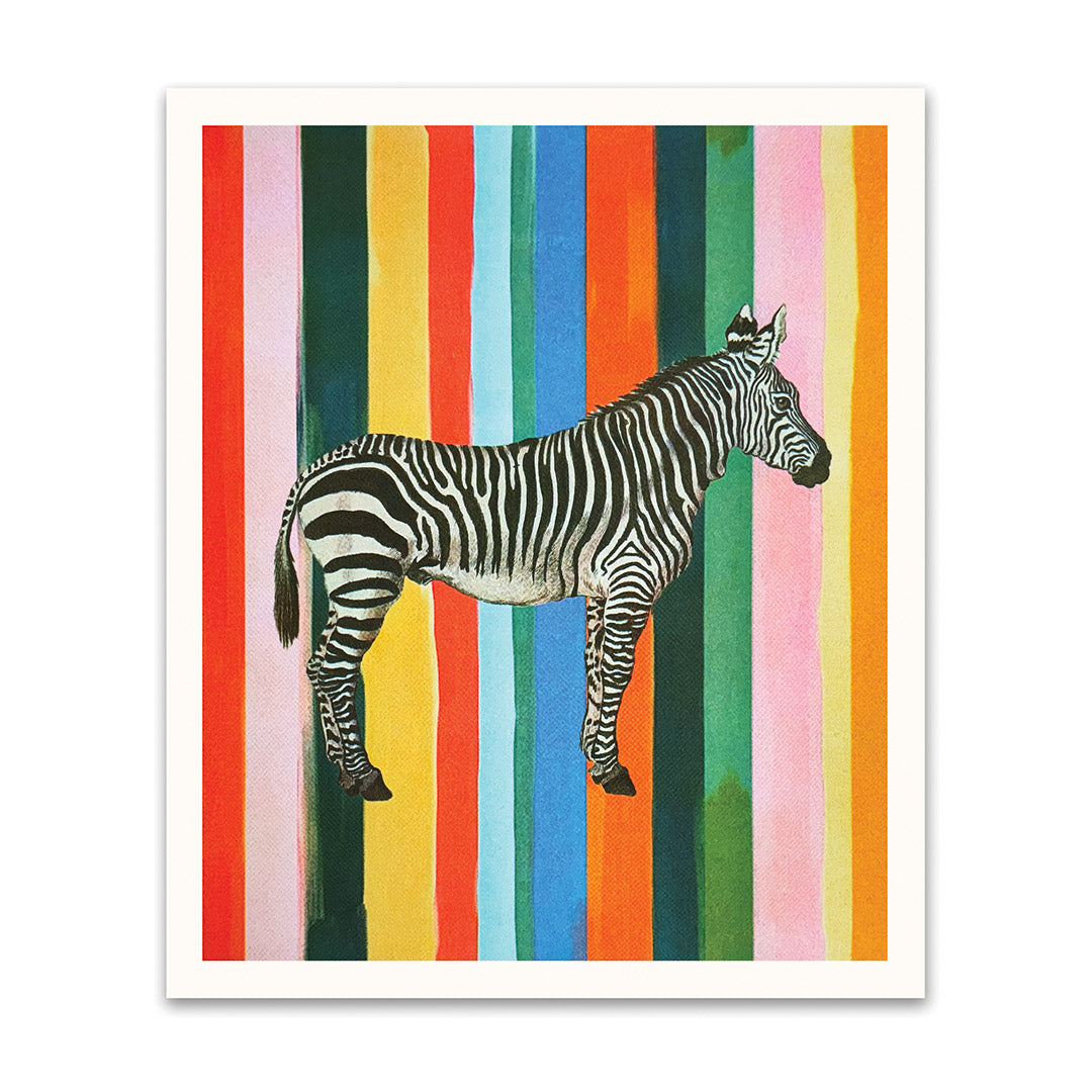Zebra Riso Print (12x10)
