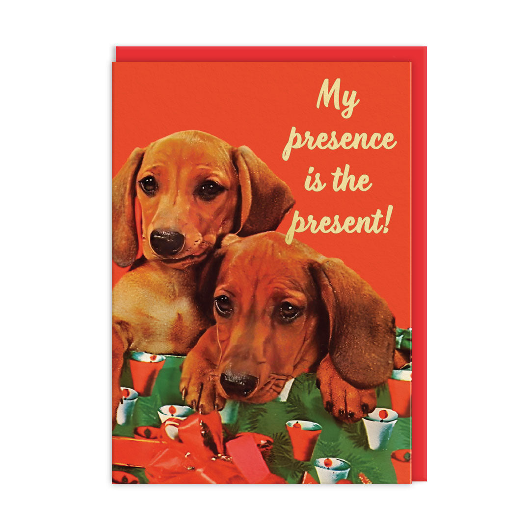 My Presence Is The Present Greeting Card Ohh Deer