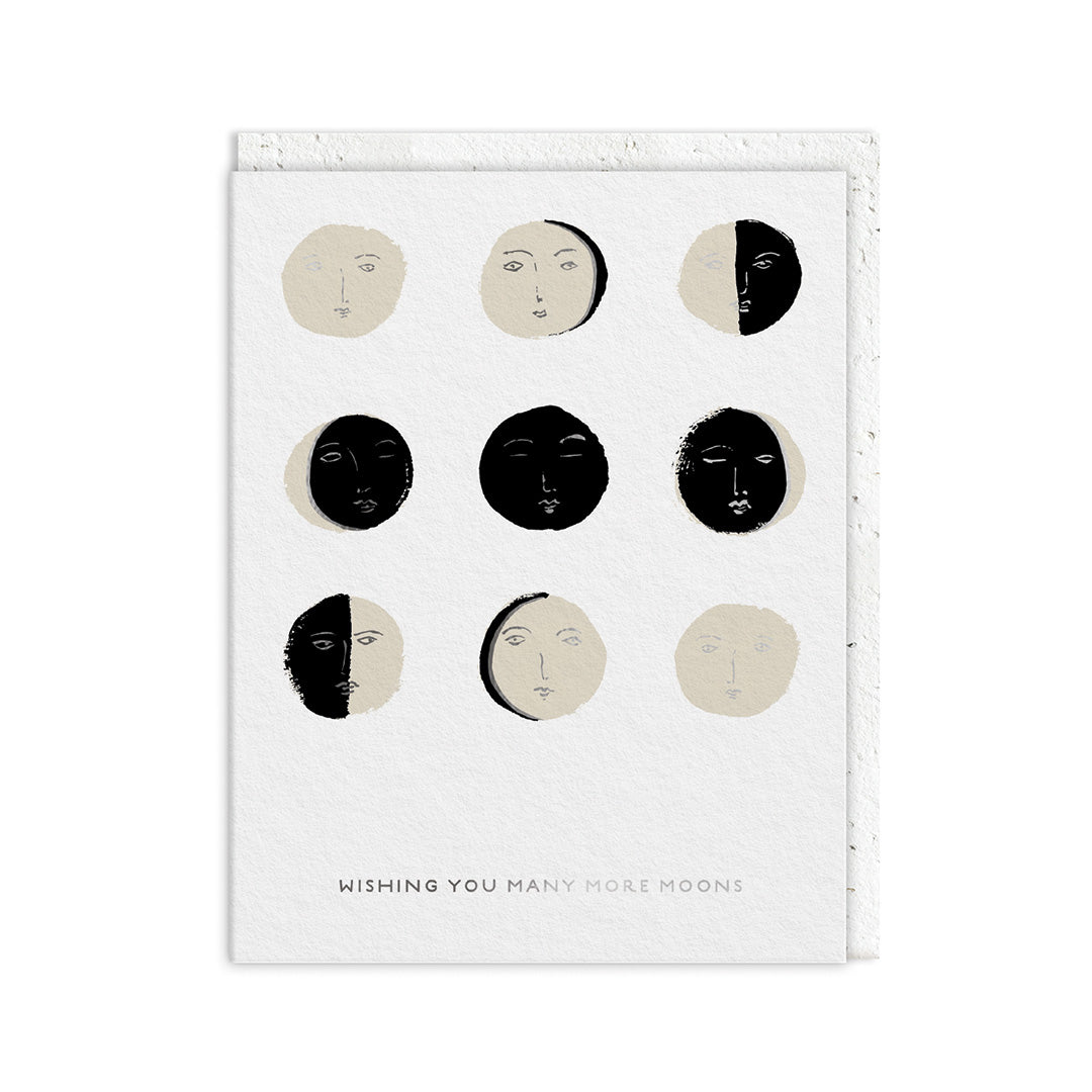 Wising You Many More Moons Greeting Card