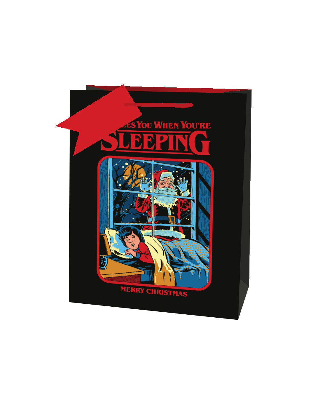 He Sees You While You're Sleeping Large Gift Bag