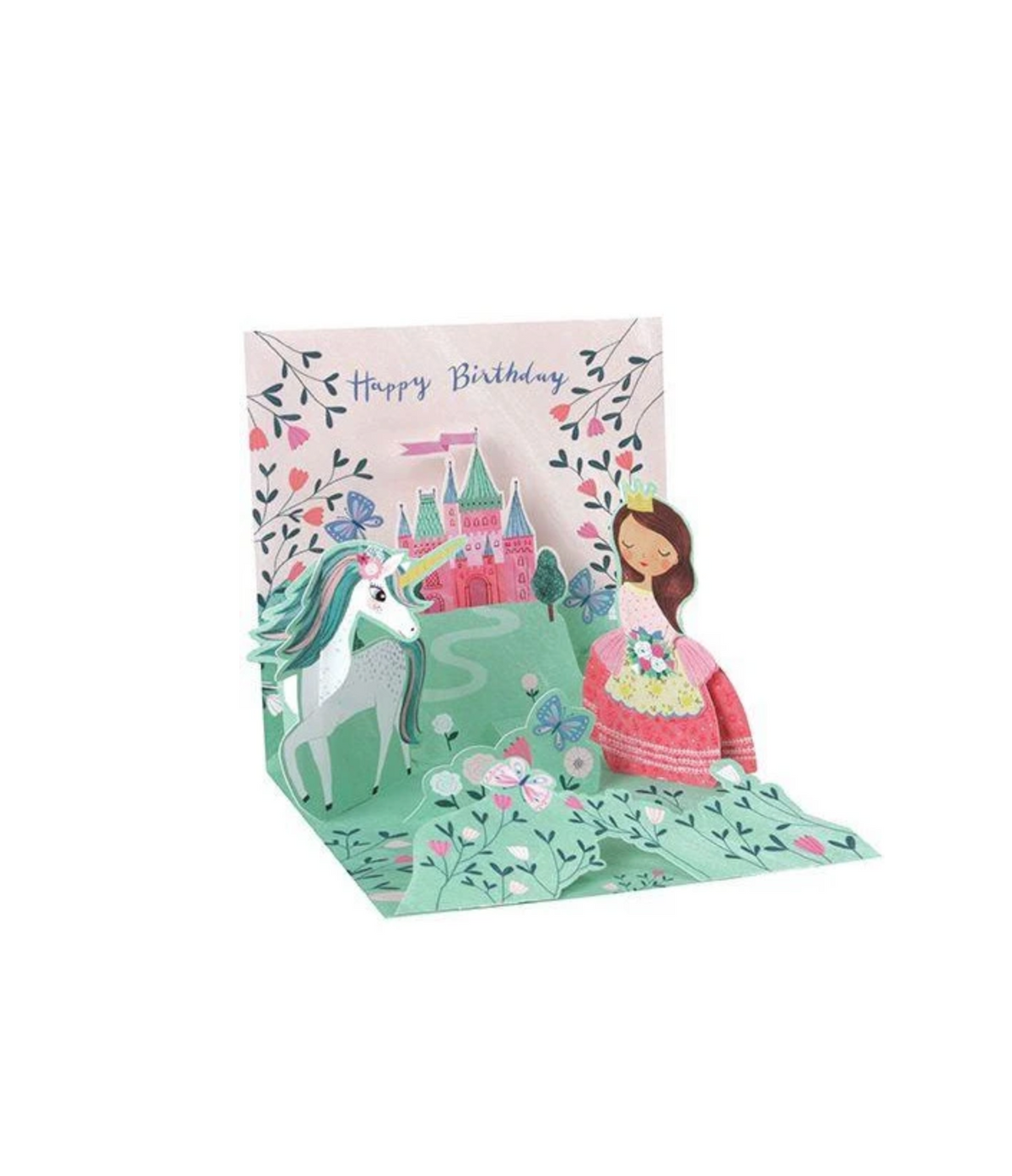 Princess & Unicorn Treasures: Pop-up Greeting Card
