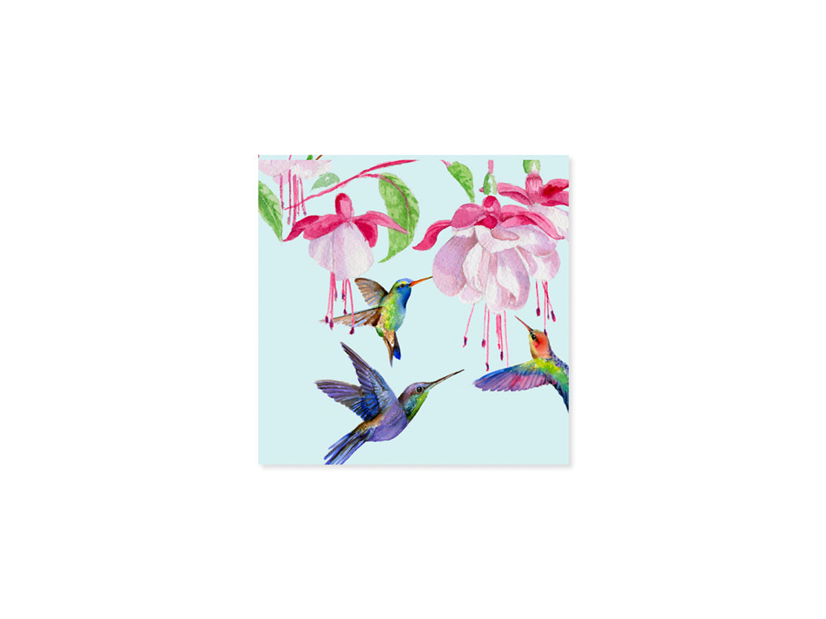Hummingbird Layered Greeting Card