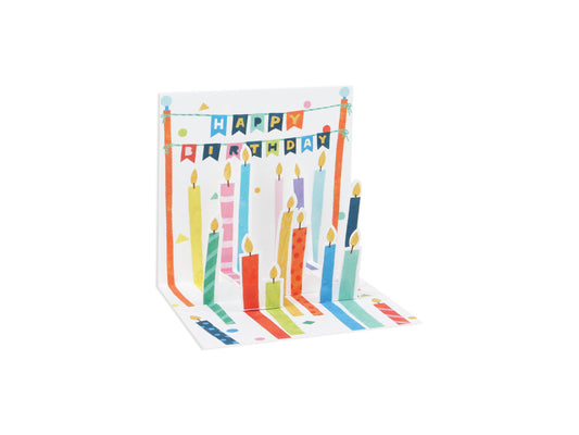 Lots Of Candles Layered Greeting Card