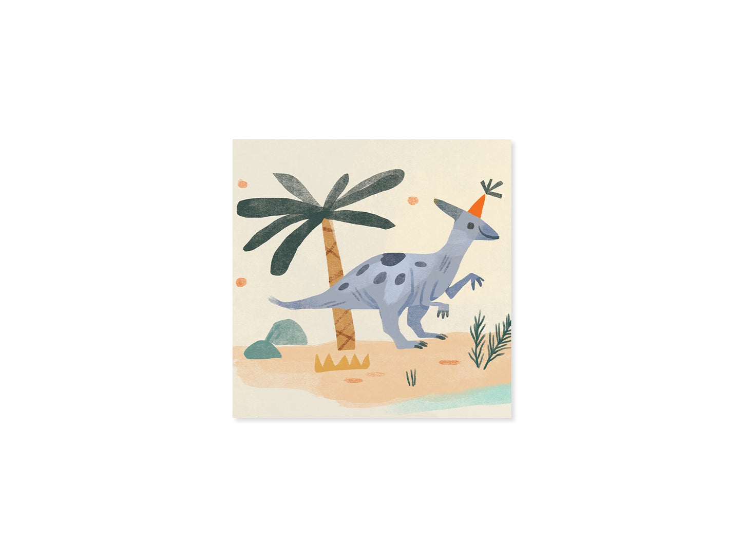 Dinosaurs Layered Greeting Card