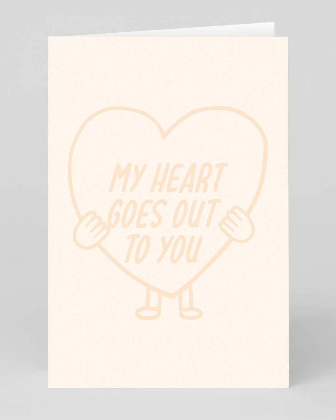 My Heart Goes Out To You Sympathy Card