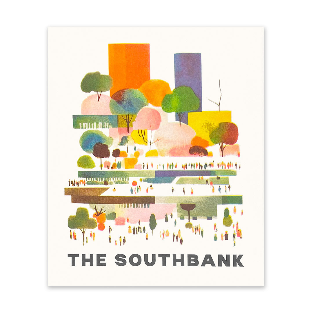 The Southbank 1 Riso Print (12x10)