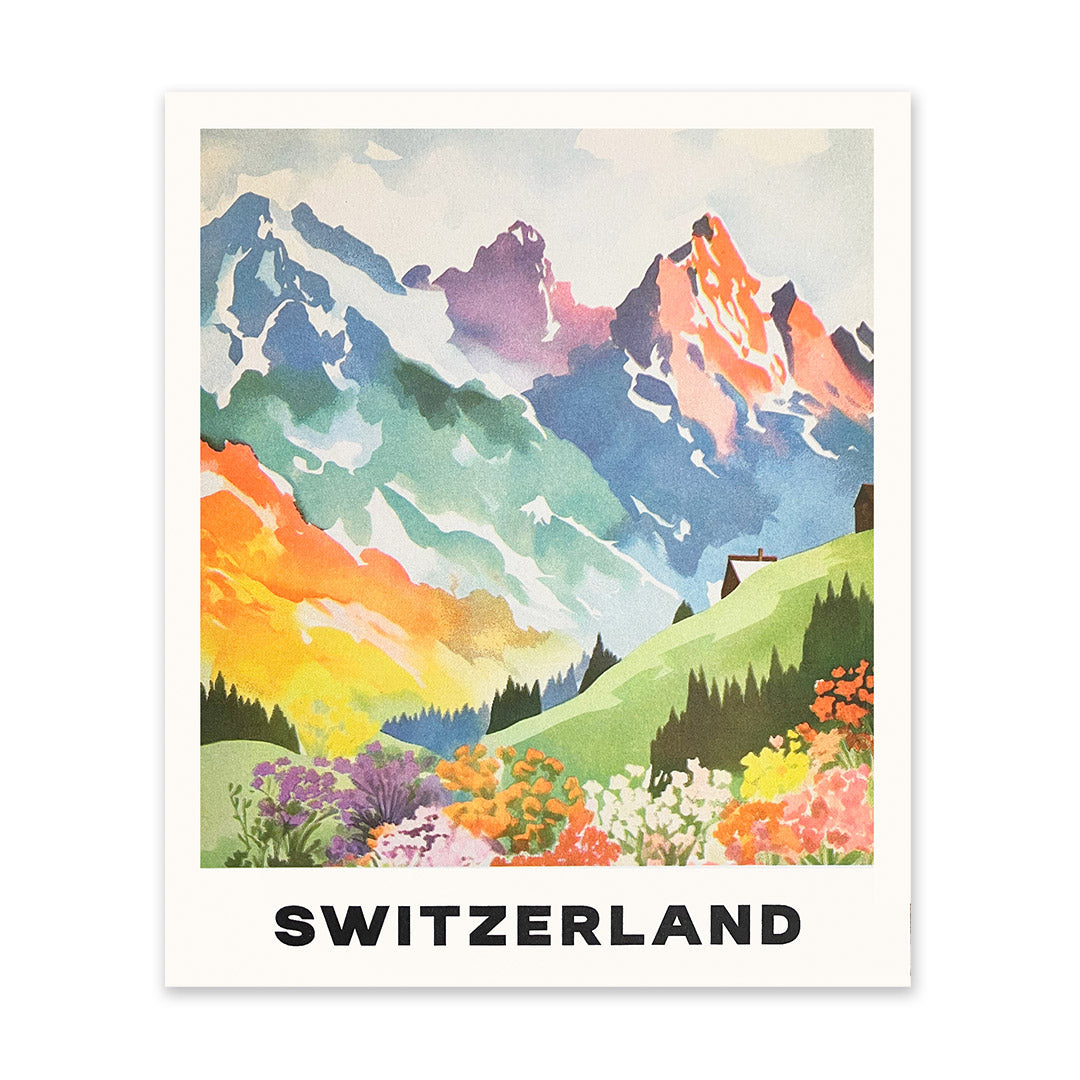 Switzerland Riso Print (12x10)