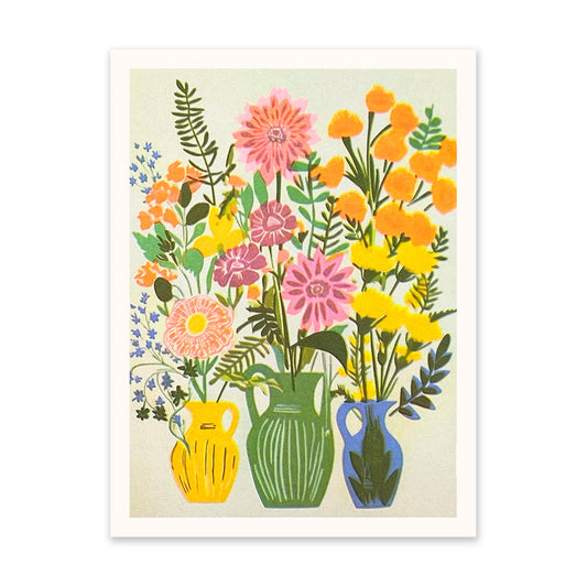 60's Flowers 2 Art Print