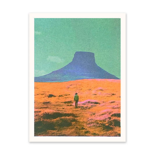 Lone Cowboy Art Print