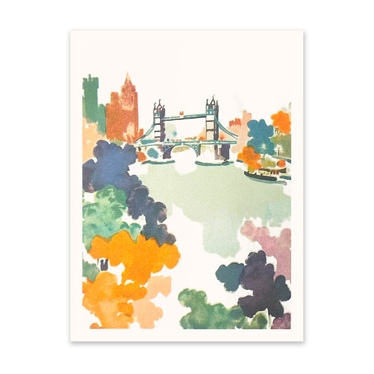 Tower Bridge Abstract Art Print