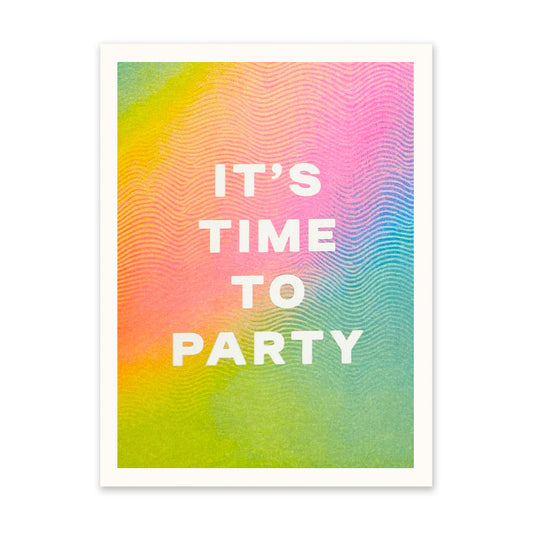 Time To Party Art Print