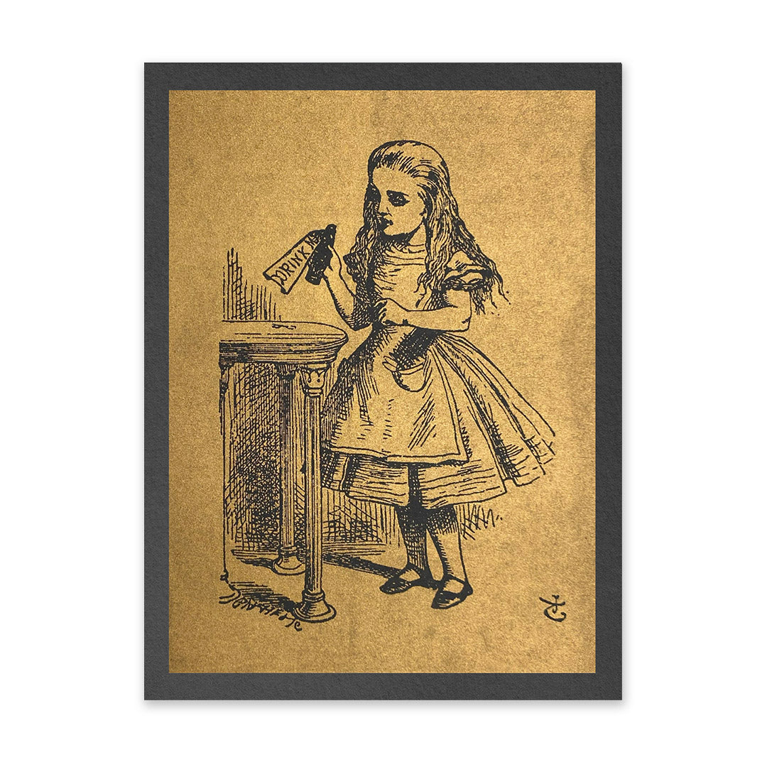 Drink Me Riso Print (8x6)