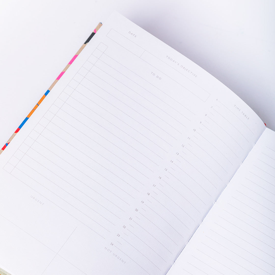 Abstract Patchwork Daily Journal