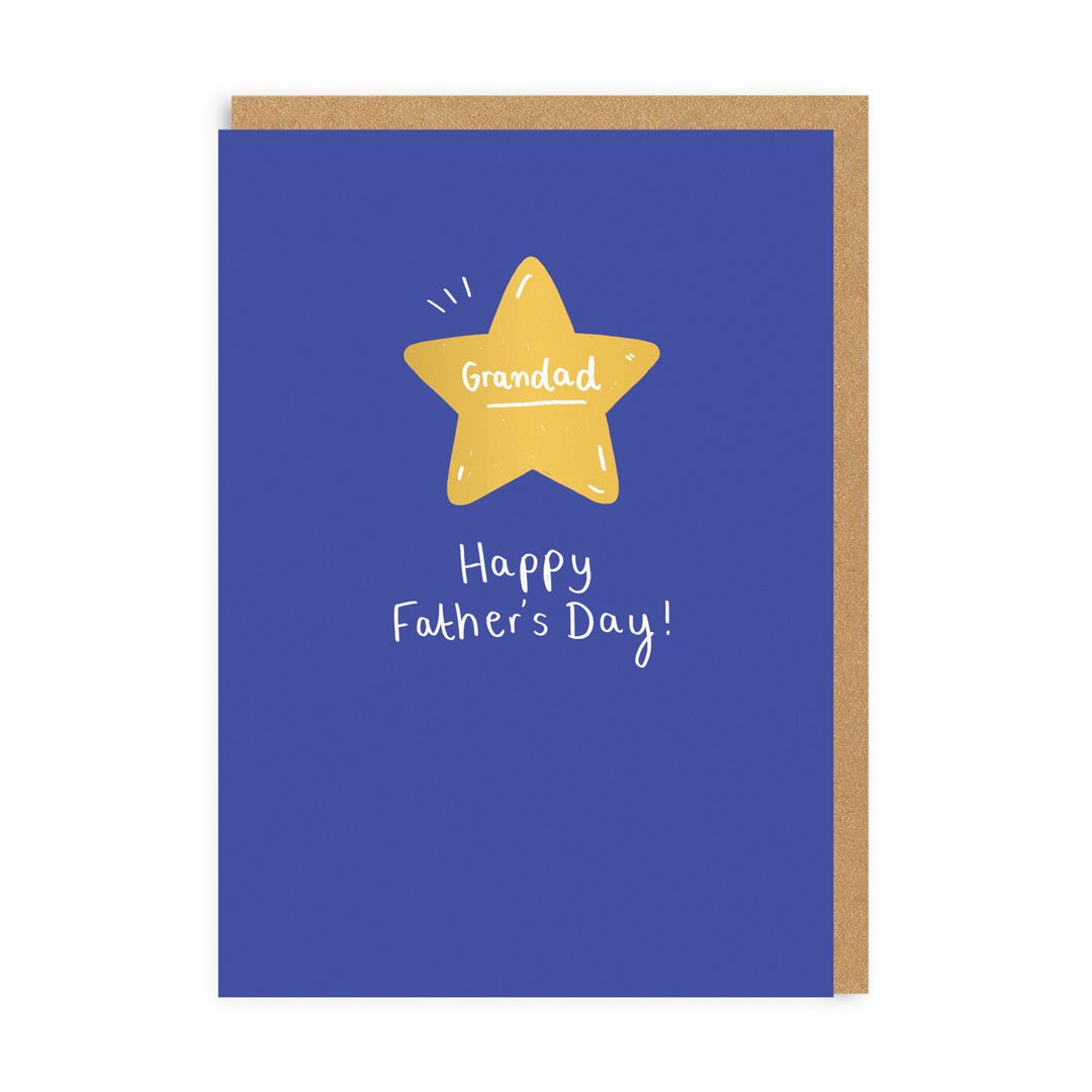 Grandad Star Father's Day Greeting Card
