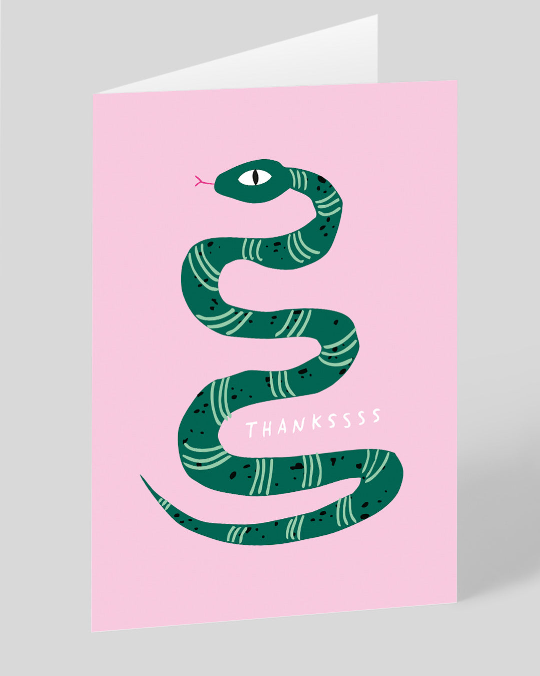 Personalised Thankssss Greeting Card