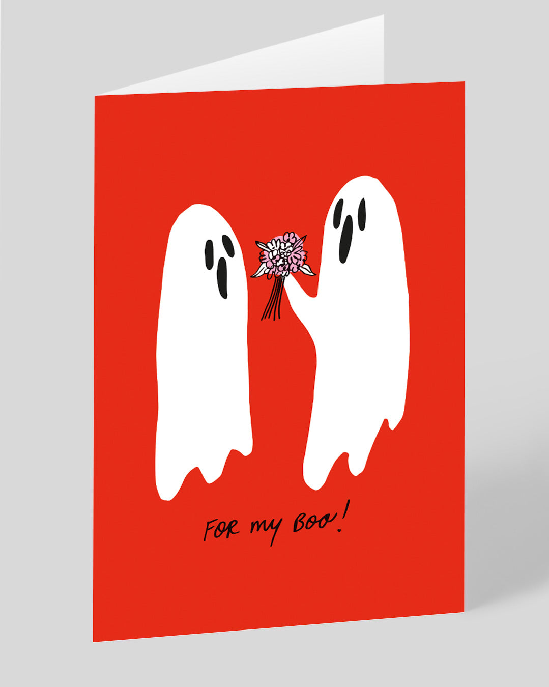 Personalised For My Boo Greeting Card