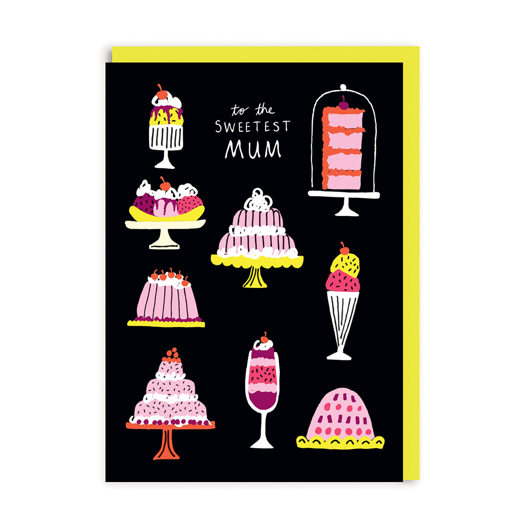 Sweetest Mum Cake Greeting Card