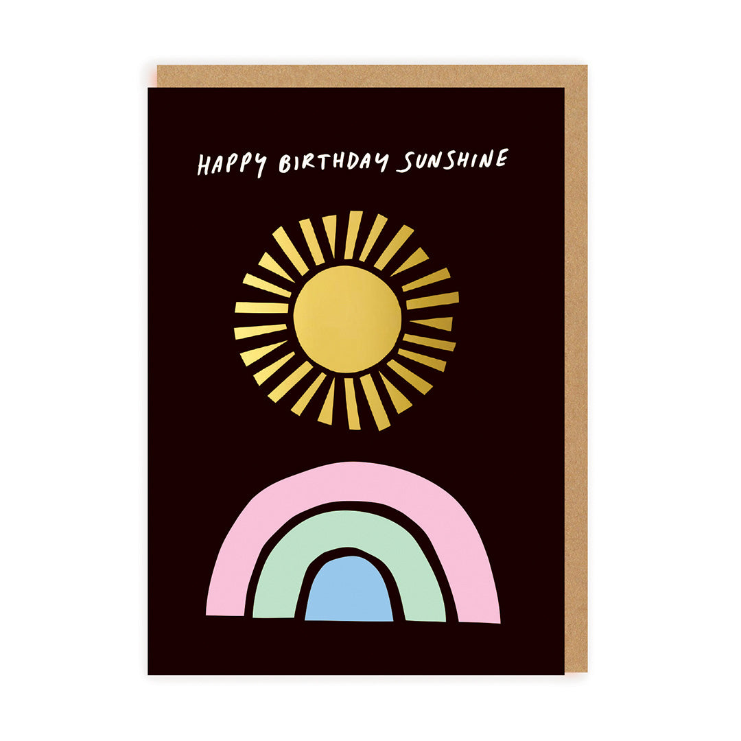 Happy Birthday Sunshine Card