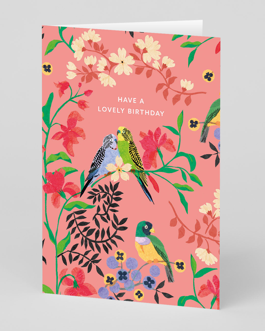 Personalised Summer Birds Birthday Card