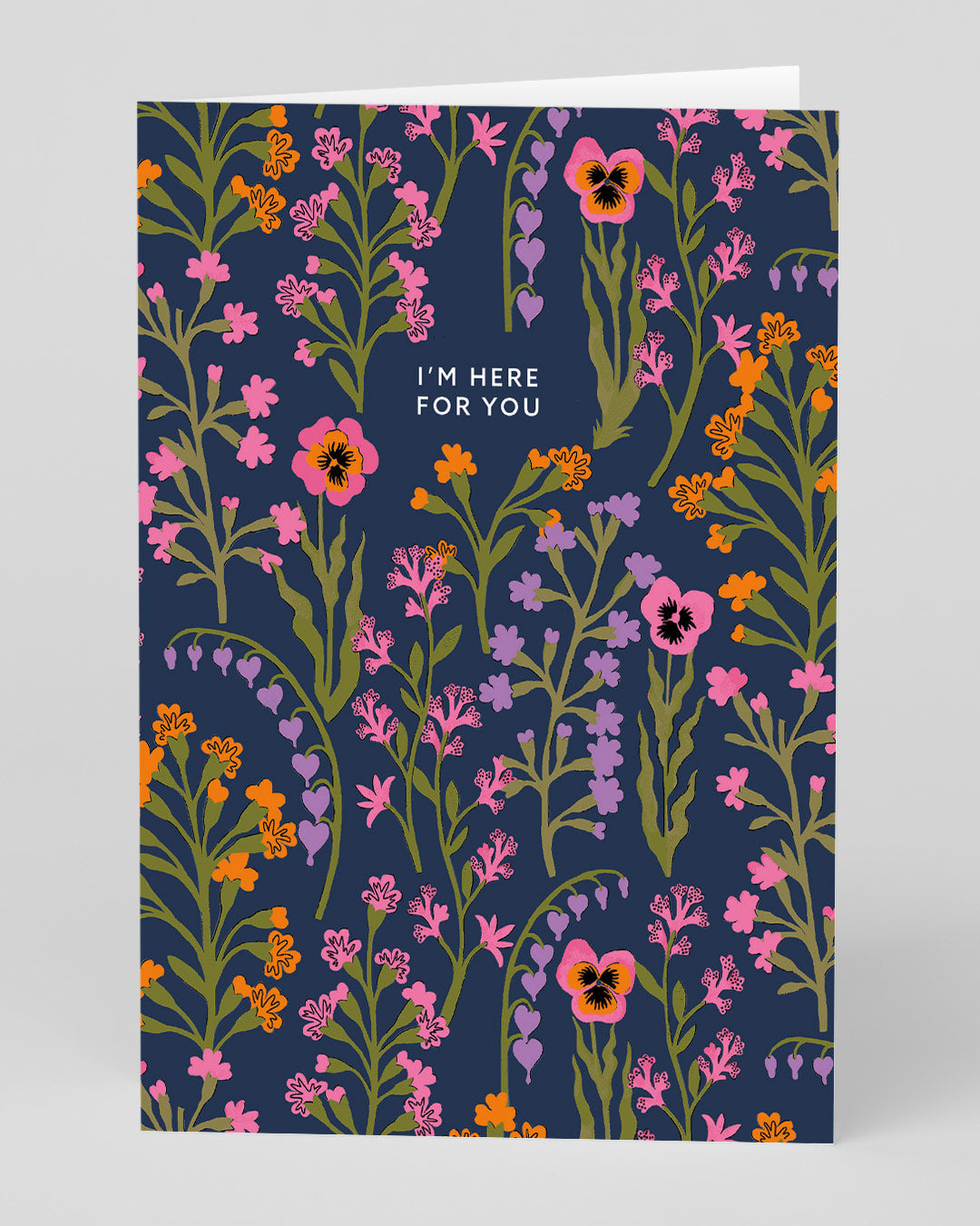 Personalised Here For You Greeting Card