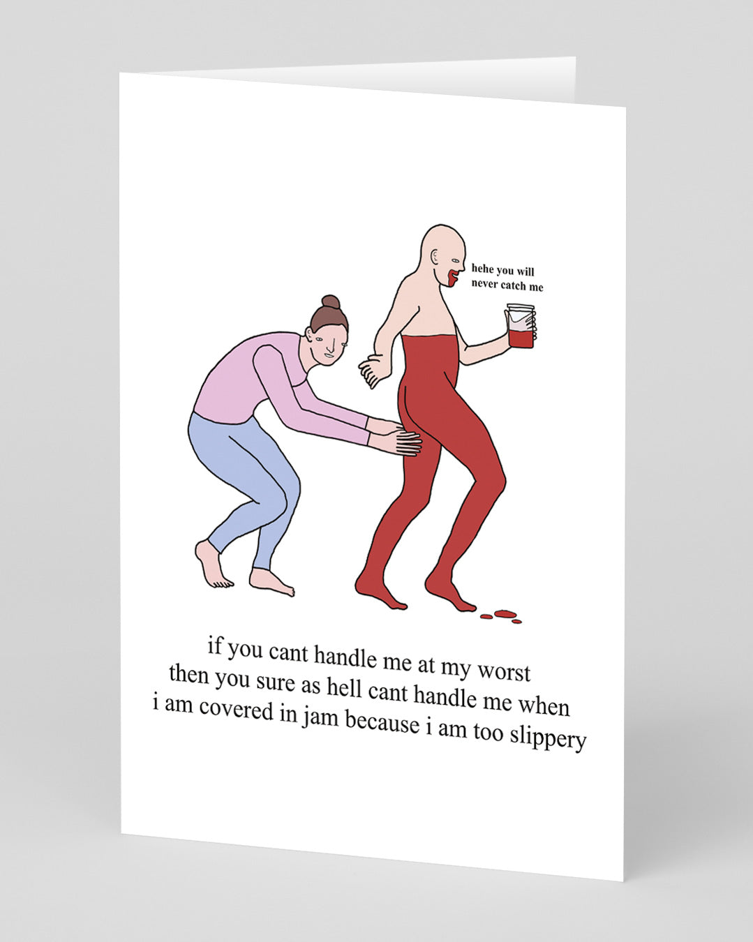 Personalised Handle Me at my Worst Jam Birthday Card