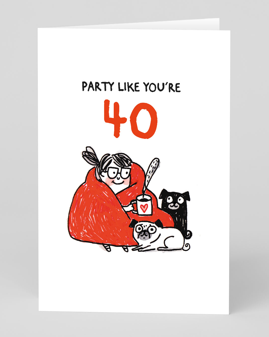Personalised Party Like You're 40 Birthday Card