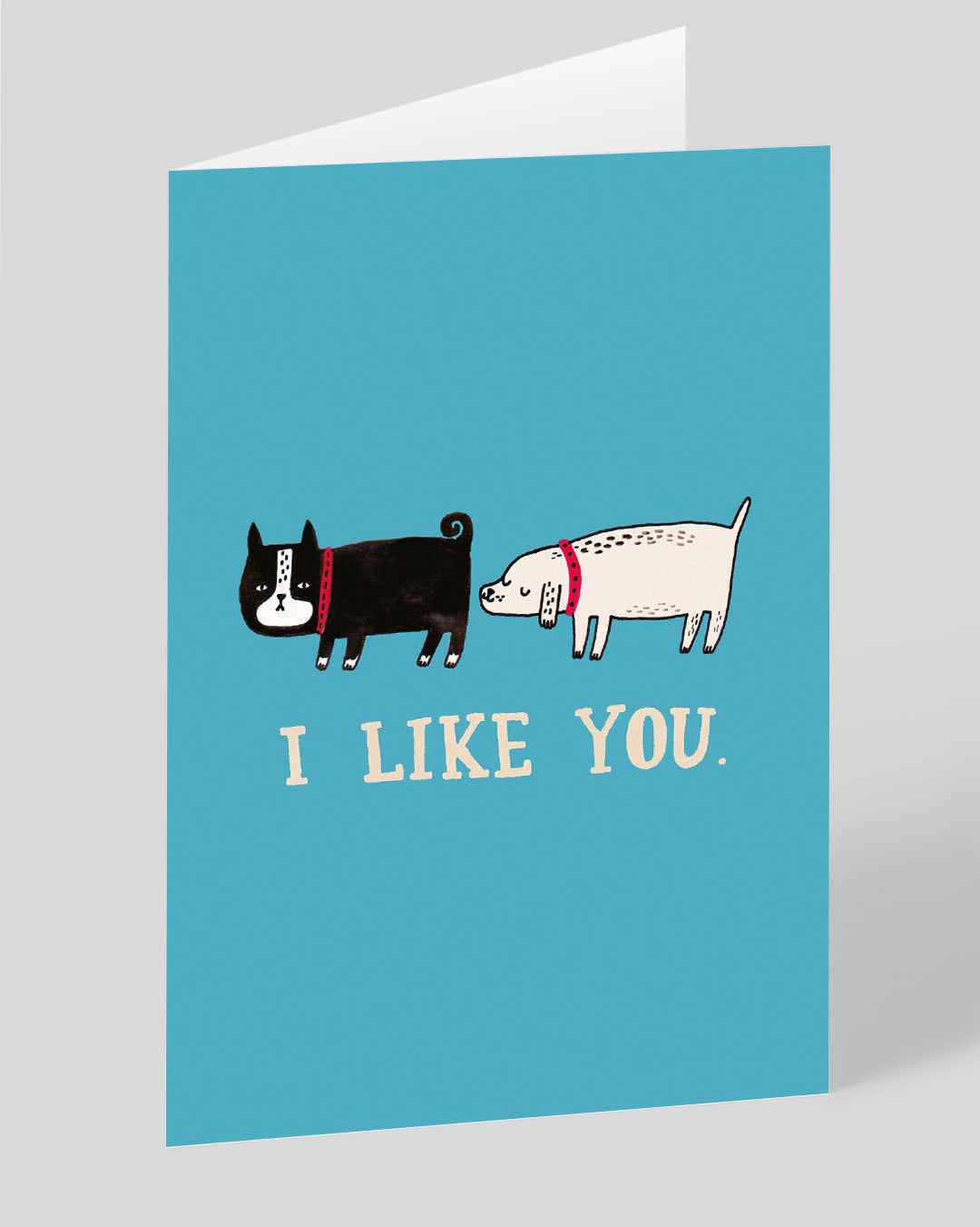 Personalised I Like You Greeting Card