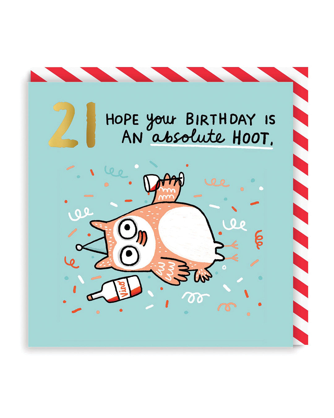 21 Absolute Hoot Birthday Card