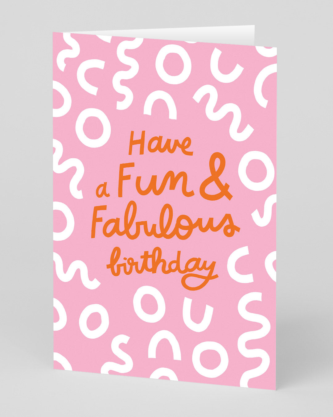 Personalised Fun And Fabulous Birthday Greeting Card