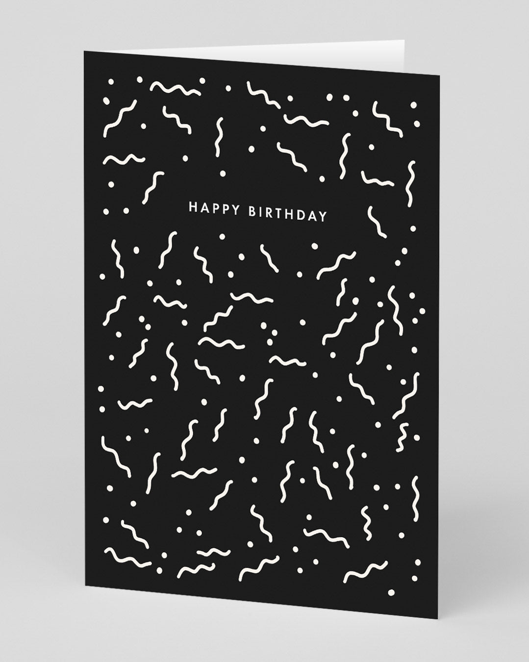 Personalised Happy Birthday Squiggles Birthday Card