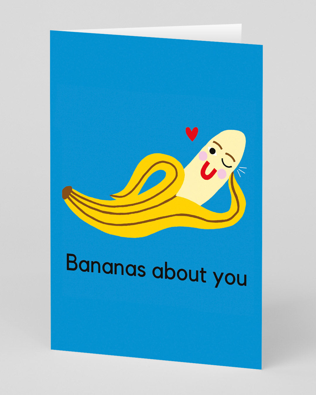 Personalised Bananas About You Valentine's Card