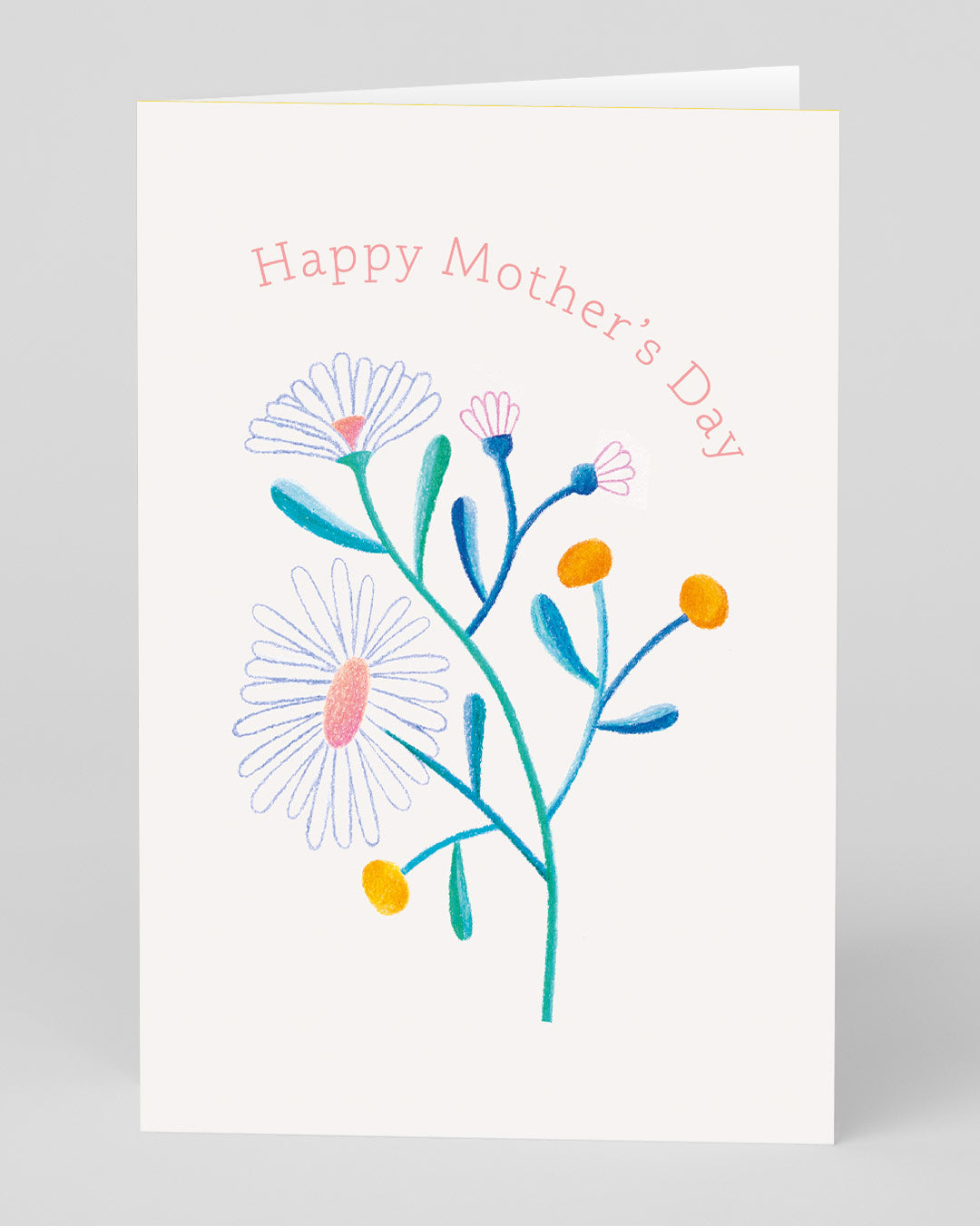 Personalised Simple Flowers Mother's Day Card Ohh Deer
